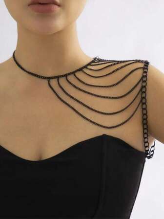 1pc Hip Hop American Fashionable Personalized Shoulder Chain