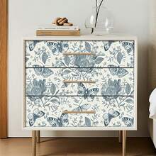 1 pieza Adhesivo de pared con diseño de boceto floral y mariposa botánica, adecuado para habitación de niños/niñas, dormitorio, sala de estar, renovación de muebles, decoración del hogar, vinilo autoadhesivo y removible impermeable, disponible en tamaños grande y pequeño - 0311+XHQZ - Ver 10