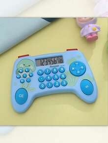 迷你复古游戏机风格计算器，可爱卡通奇幻风格便携式计算器，奇妙动物实用计算器，可爱计算器，学生必备迷你办公计算器，有助于学习数学计算 - 單件 - 查看 13