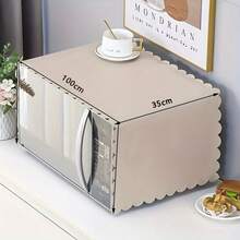 Microwave Oven Cover, Oven Cover, Universal Microwave Oven Dust Cover,Women's Day,Travel Essentials,Wedding Favours,Y2k,Bedroom,Car Accessories Women,Kitchen Decor,Wedding,Y2k,Party,Mother's Day Gift,Bedroom Decor,Garden,Kitchen Decor,Summer,Beach,Travel Essentials,Room Decor,Squishy,Graduation - Multicolor - View 3