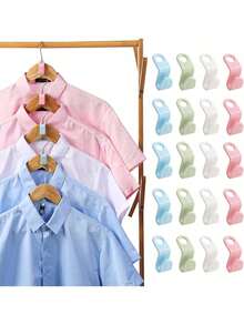 Estilo100 Ganchos De Conector De Colgador De Ropa,Organizador De Perchas Para Armario,Conectores Para Percha De Abrigo De Ahorro De Espacio,Clip De Cierre Para Colgar Clip Extensor De ColgadorVersióN Mejorada - 1 - Ver 1