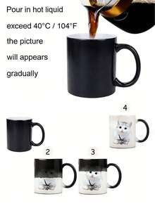 1 chiếc cốc cà phê đổi màu theo yêu cầu, có thể tùy chỉnh màu sắc và hình ảnh, giữ nhiệt tốt, món quà hoàn hảo cho gia đình và bạn bè, phù hợp cho mọi dịp đặc biệt hoặc độc đáo. - Nhiều màu - Xem 6