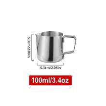 1pc Stainless Steel Milk Frothing Pitcher, Espresso Steam Pitcher, Milk Frother Pitcher, Tea Companion Pitcher, Suitable For Espresso, Latte Art, Cappuccino, Hot Chocolate, Etc.