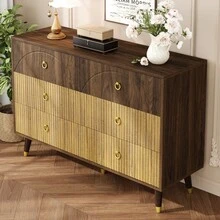 Modern Sideboards, Cabinets, Storage Cabinets, Chest Of Drawers, Suitable For Living Room/Dining Room/Entryway, 120 X 40 X 81cm (W/H/D) - 1 - View 2
