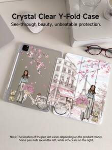 这款以埃菲尔铁塔下的女孩为图案的平板电脑保护套,兼容 iPad Air 11 英寸 M3 2025 / M2 2024、iPad Air 第五代 2022、iPad (A16) 11 英寸第十一代 2025,也兼容三星 Galaxy Tab 和 Kindle Paperwhite 第十二代 2024。透明背壳,时尚图案保护套,具备自动休眠和唤醒功能,气囊保护,适合作为礼物和办公用品。 - 彩色 - 查看 2