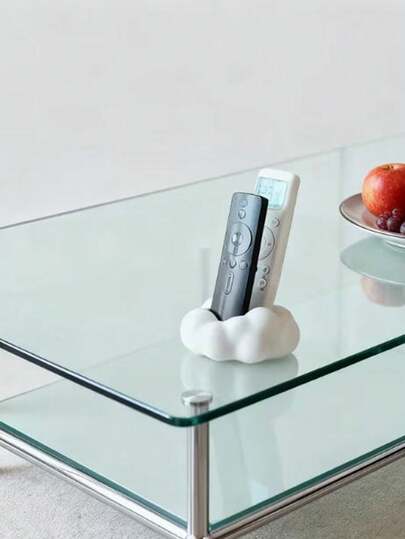 1. Boîte de rangement pour télécommandes de style moderne noir et blanc avec un design gain de place, convenant pour les téléviseurs, lecteurs DVD, lecteurs Blu-Ray, systèmes audio, consoles de jeux - Organisateur de périphériques multimédia pour les salons et les chambres - Boîte de rangement décorative pour télécommandes avec des fonctionnalités d'organisation intégrées