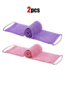 1个非洲丝瓜络海绵，非洲去角质沐浴背部清洁器，带抽绳的淋浴丝瓜络身体清洁器，带手柄的非洲去角质丝瓜络，男女通用长款沐浴海绵，令肌肤更光滑洁净，多功能去角质洗脸巾，弹性背部清洁器，适用于淋浴、皮肤清洁和按摩