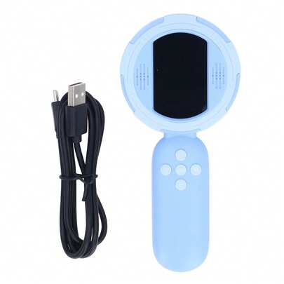 2-calowy cyfrowy mikroskop IPS dla dzieci: przenośna lupa z ręczną regulacją ostrości i oświetleniem LED dla studentów nauk ścisłych.