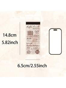 20 Sheets Minimalist Creative Scrapbooking Paper, DIY Decorative Craft Paper, Holiday Gift, Handmade Collage Material, Personalized Scrapbook Planner School Supplies (6 Random Styles)