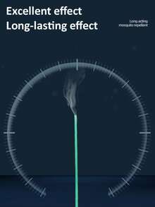 90支香茅驱蚊棒，持久植物香味，带香炉，人造木材质，适用于居家、露营、瑜伽、节日送礼 - 彩色 - 查看 9