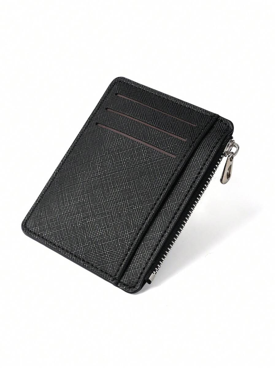 BATSIOE New Fashionable Slim Card Holder, Large Capacity Multi-Card Slots Coin Purse Wallet