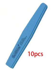 Bộ 10 dũa móng tay và khối đánh bóng bằng mút xốp, hai mặt, độ nhám 100/180, dụng cụ làm móng chuyên nghiệp để tạo hình và đánh bóng móng. - Nhiều màu - Xem 13