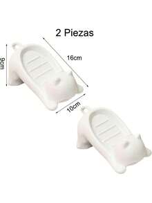 Estilo2 Piezas Soportes Para Jabon Jaboneras De BañO Antideslizantes Accesorios De BañO Para Una OrganizacióN Y Secado Eficiente Del JabóN Soporte De Silicona Para JabóN En El Lavabo BañEra Y DuchaVersióN Mejorada - 1 - Ver 3