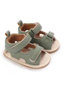 Summer Infant Sandals, Comfortable Toddler Boys Fashion Breathable Slippers, 0-1 Years Old - Green - View 2