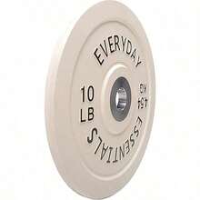 BalanceFrom Color Coded Olympic Bumper Plate Weight Plate with Steel Hub - Multicolor - Ver 2