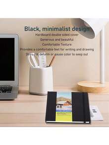 EstiloCuadernos De Bocetos De Acuarela, Diario De Acuarela, Libro De Acuarela, Papel Sin áCido, Tapa Dura De Doble Cara, Bloque De Papel De Acuarela Para Medios HúMedos Y Secos MixtosVersióN Mejorada - 1 - Ver 3