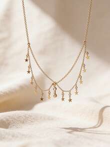 Girl's Luxury Bridal Headchain, Fashionable Bohemian Style Wedding Headpiece, Gold Headpiece, Student Supplies, Girls' Accessories - Multicolor - View 6