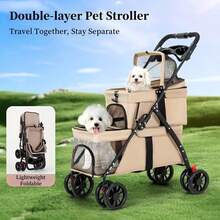 Pet Strollers - Light Grey - View 8