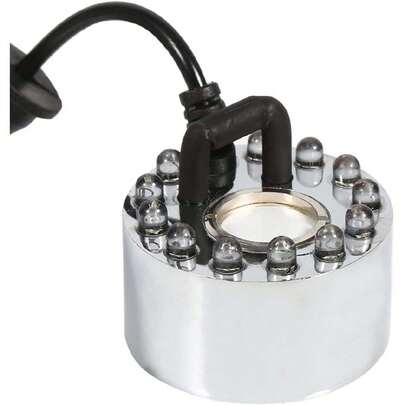 Generador de Niebla Ultrasónica de 24 V con 12 LED, de Color, para Fuente de Agua, Estanque, Atomizador, Humidificador de Aire (Cabeza atomizadora de gradiente de Tres Colores),37293717