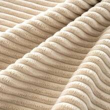 [Free Shipping]MIULEE Boho Farmhouse Throw Pillow Covers 18x18 Inch Set Of 4 Mordern Nordic Cushion Covers Soft Corduroy Home Decor For Couch Bed Sofa Living Room Beige - 米色,18英寸x18英寸,4件裝 - 查看 4
