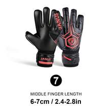 Goalkeeper Gloves, Football Gloves, Featuring Double-Layer Wrist Protection And Non-Slip Durable Latex Material | High-Performance Professional Goalkeeper Gloves | All-Purpose Football Gloves With Excellent Breathability - Multicolor - View 24