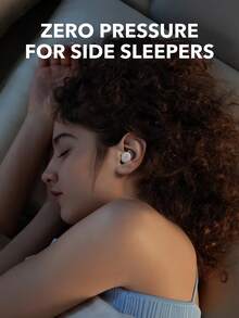 Soundcore Tai nghe chống ồn Anker Sleep A20, khử tiếng ồn tần số cao 30dB, thiết kế nhỏ gọn dành cho người ngủ nghiêng, thời lượng pin 80 giờ, hỗ trợ phát nhạc Bluetooth 5.3, tích hợp chức năng theo dõi giấc ngủ và báo thức cá nhân. - Màu be - Xem 5