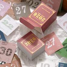 1-Pack Elegant Minimalist Planner - Compact Desk Organizer With Daily Layouts, Undated Pages , Planners & Crafts - Binding & Quality Paper Material, Calendar Organizer, Calendar Planner, Agenda, Calendar, Desk Calendar, Calendar Desk - Multicolor - View 7