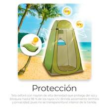 Raganet Casa de Campaña Pop Up Baño Plegable Cambiador Carpa de Ducha Impermeable Cabina de Privacidad con Bolso de Alamacenamiento - como en la foto - Ver 7