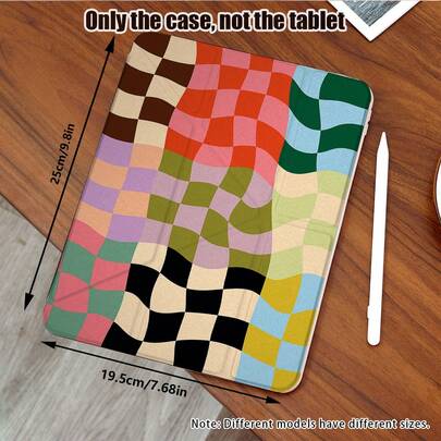 Soporte plegable en forma de Y, impresión UV de alta definición, funda protectora para iPad giratoria 360°, compatible con iPad 11 2025, iPad Air 11/13 2025 M3, iPad Air (M2) 11/13 pulgadas, iPad Air 4/5/6 10.9 pulgadas, 20/21/22 (11 pulgadas) iPad Air 2024 11 pulgadas iPad Air 6 y varios modelos, diseño de funda protectora, soporte para ajuste de múltiples ángulos, colocación de soporte de seis vías, ranura integrada para lápiz, tapa trasera transparente, protección antideslizante, función de activación/suspensión automática