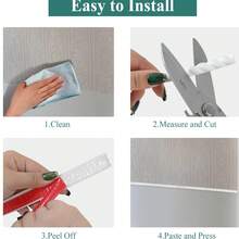 1pc PVC Self-Adhesive 3D Wall Decor Trim, Ceiling Baseboard Decorative Molding - Multicolor - View 11