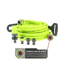 Flexzilla Garden Hose Kit with Quick Connect Attachments 1 2 in. x 50 ft. Heavy Duty Lightweight ZillaGreen - Verde - Ver 4