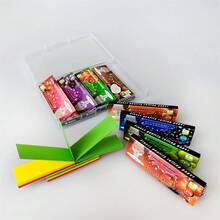 New HORNET Cigarette Rolling Paper Set (8 Packs Flavored Rolling Papers + 2 Packs 3-Color Tips) Smoking Accessories Handroll Cigarette Paper Portable Cigarette Rolling Paper Set - Multicolor - View 7