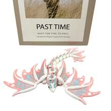 1pc 2026 New 3D Printed Trending Tyrannosaurus Rex Figurine, Cute & Decorative Desktop Ornament, Holiday/Party Gift