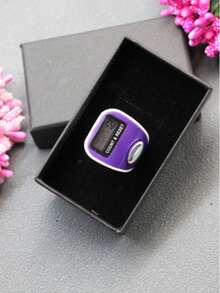 1 pieza-6 piezas Contador de oraciones, herramienta de conteo deportiva, contador de cuentas numeradas con función de reinicio, pantalla de 5 dígitos* - Multicolor - Ver 6