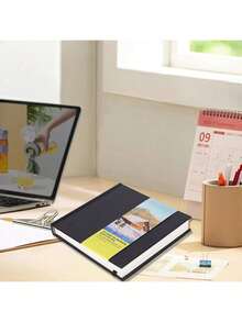 EstiloCuadernos De Bocetos De Acuarela, Diario De Acuarela, Libro De Acuarela, Papel Sin áCido, Tapa Dura De Doble Cara, Bloque De Papel De Acuarela Para Medios HúMedos Y Secos MixtosVersióN Mejorada - 1 - Ver 7