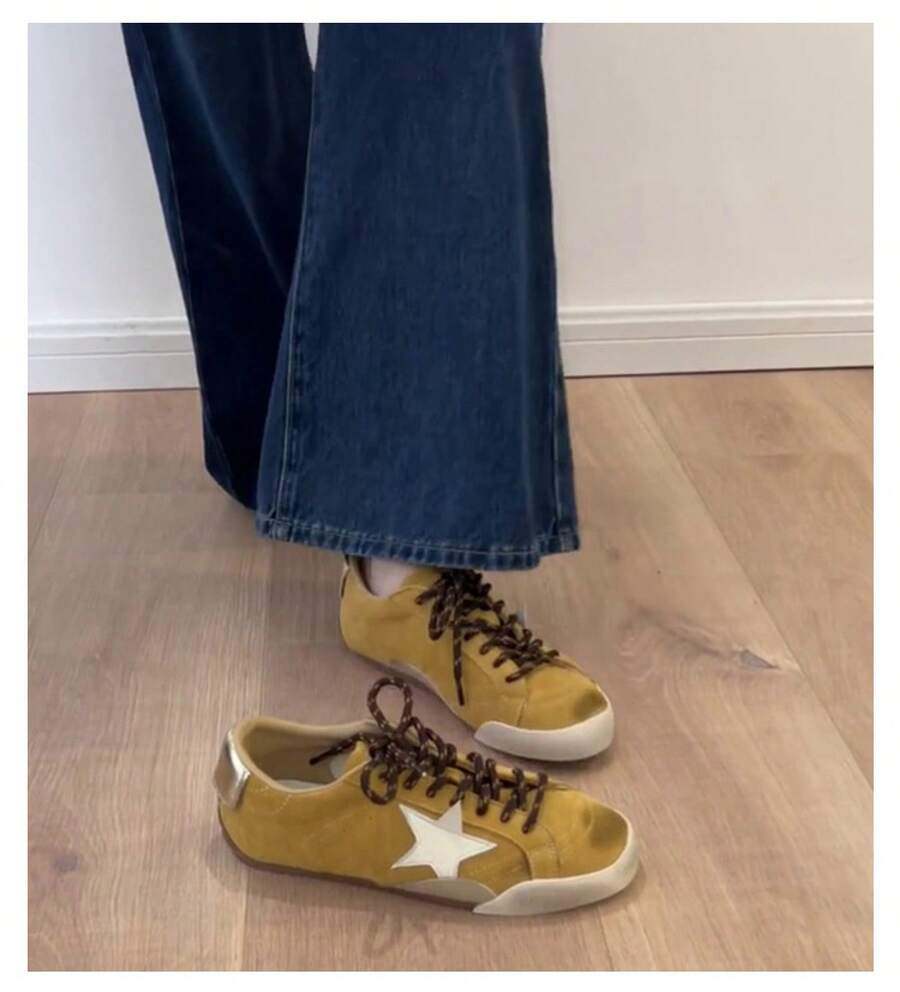 Women Canvas Shoes - Yellow - View 1