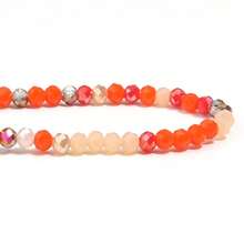 1 String Of Approximately 100pcs 3mm Glass Beads, Crystal Beads,Fashion Theme, Round Faceted Spacer Beads, Loose Beads For Jewelry Making, DIY Accessories, And Bracelets