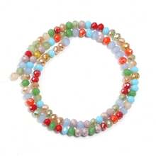 1 String Of Approximately 100pcs 3mm Glass Beads, Crystal Beads,Fashion Theme, Round Faceted Spacer Beads, Loose Beads For Jewelry Making, DIY Accessories, And Bracelets