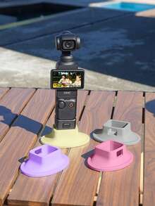 Silicone Base Compatible With Pocket 3, Silicone Fixed Bracket Base Expansion Accessory Compatible With OSMO Pocket 3 Handheld Camera - Multicolor - View 3