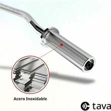 Barra Z Olímpica 20lbs para Curl y Bíceps – Acero Sólido, Ideal para Entrenamiento de Fuerza en Casa o Gimnasio.mancuernas para ejercicio/barra para hacer ejercicio/mancuernas/pesas para hacer ejercicio - por defecto - Ver 4