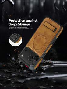 Anti-Fall, Anti-Slip, Scratch-Resistant Phone Case Compatible With IPhone 17/17 Pro/17 Pro Max/17 Air, 16/15/14/13/12/11/Pro/Pro Max/Plus, S20-S25/FE/Ultra, A56 5G, Redmi Phones - Impact Protection - Birthday Gift, Valentine's Day Gift, New Year Gift - Case, Phone Cases And Accessories, 16 Case - Brown - View 2