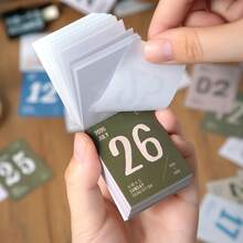 1-Pack Elegant Minimalist Planner - Compact Desk Organizer With Daily Layouts, Undated Pages , Planners & Crafts - Binding & Quality Paper Material, Calendar Organizer, Calendar Planner, Agenda, Calendar, Desk Calendar, Calendar Desk - Multicolor - View 5