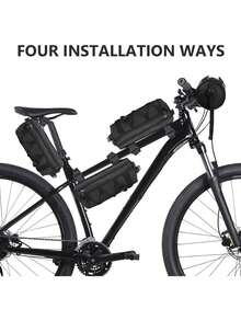 Bolsa para manillar de bicicleta 2.5L de capacidad Bolsa multifuncional resistente al agua para cuadro delantero de bicicleta de montaña,37267365 - Multicolor - Ver 6