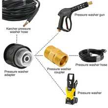 Adaptador M22-14mm a Lavor - conexión rápida 2320PSI para arandelas a presión Nilfisk juntaórica a prueba de fugas ELH6 - Para Lavor - Ver 9
