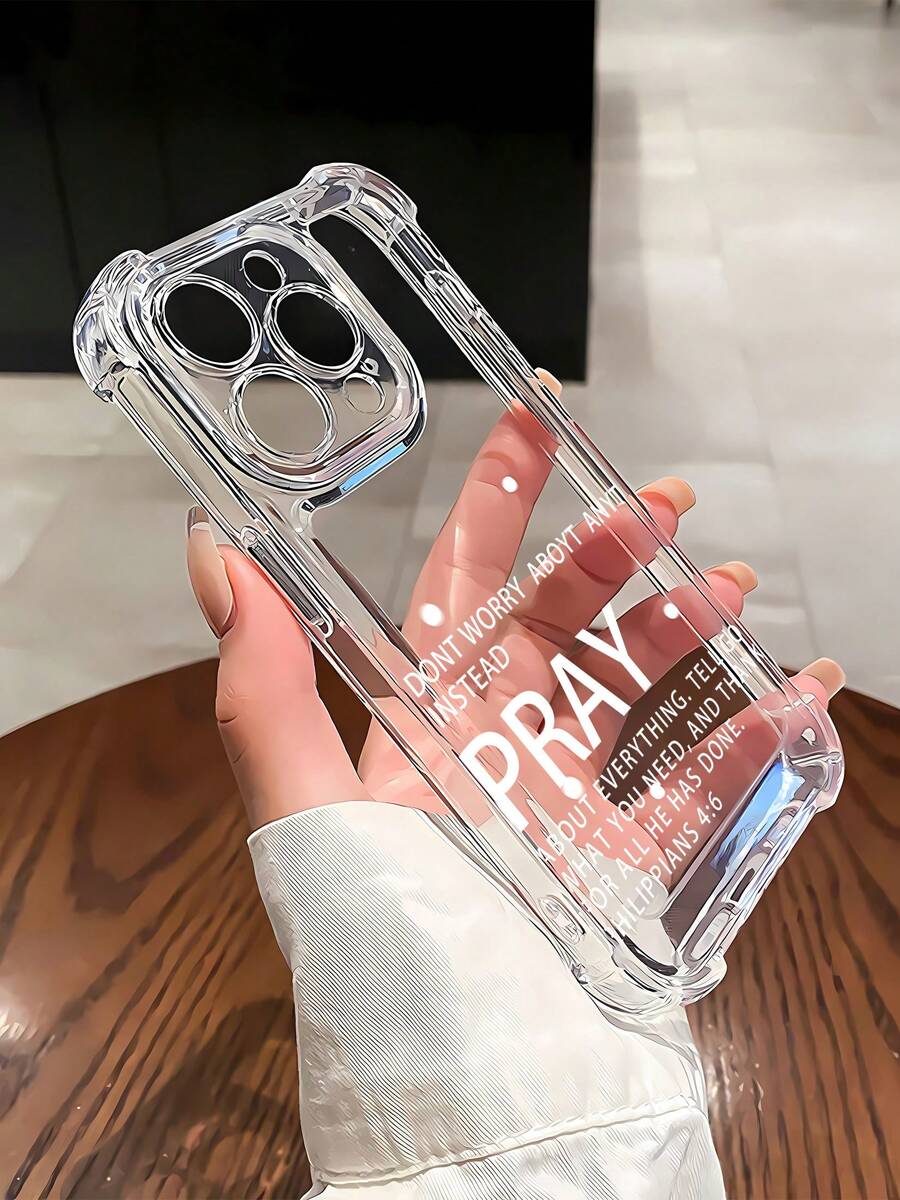 La imagen está en blanco, por lo que no puedo ponerle título. Por favor, incluye una imagen. Funda para iPhone con diseño de elementos, compatible con los modelos 16, 15, 14 Pro Max, 13, 12, 11, XR y XS Plus. Fabricada en silicona TPU, ofrece protección contra golpes y caídas, además de una excelente sensación al tacto. Es el regalo ideal para familiares, amigos y seres queridos. - transparente - Ver 1