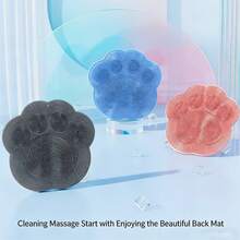 1 cái bàn chải cọ rửa phòng tắm, bàn chải chà lưng kiểu dáng mềm mại, bàn chải chà lưng gắn tường dùng trong phòng tắm, bàn chải chà lưng khi tắm, dụng cụ vệ sinh phòng tắm - Nhiều màu - Xem 4