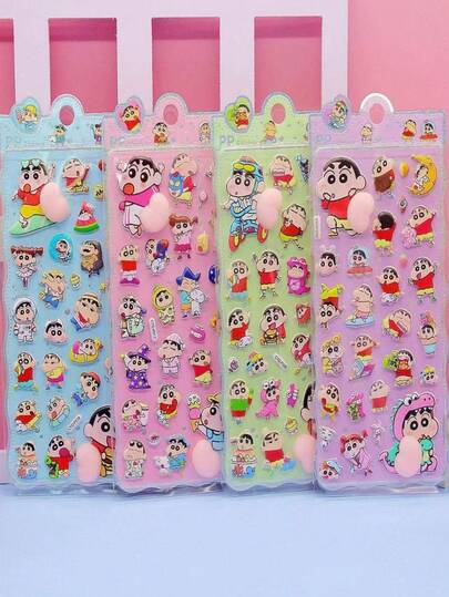 1個 ランダムソフト&かわいいボトムステッカー カートゥーン バブル 3Dデコラティブステッカー、子供のスクラップブックやダイアリーに適しています。携帯電話、ノートパソコン、スーツケース、カップ、スケートボード、ノートブック、ギターなどの装飾に使えます。日常使い、子供の誕生日プレゼント、学校用品、旅行アクセサリー、ティーンルームの装飾に最適です。