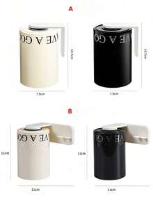 Magnetic Hanging Toothbrush Cup, Minimalist Toothbrush Holder, Bathroom Cup Holder, Ramadan Gift, Back-To-School Gift - Multicolor - View 2