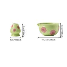 Matcha Tea Sets, Available In Various Styles, Include Tea Ceremony Accessories. Made Of High-Quality Porcelain And Natural Bamboo, These Sets Make Thoughtful Gifts For Tea Lovers, Perfect For Home, Office, Or Matcha Cafes. - Bộ 2 món - Họa tiết hoa anh đào - Xem 2