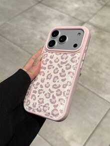 新款 17 Pro Max 手机壳，粉色豹纹，高端全包覆式保护壳，硅胶材质，超薄设计，兼容 14/15/16/17 Pro，女性专属设计 - 粉色 - 查看 2